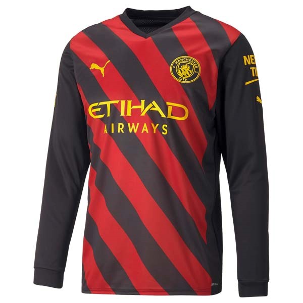 Tailandia Camiseta Manchester City Replica Segunda Ropa ML 2022/23